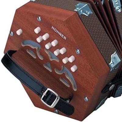 Hohner Accordions Model D40 20 Key Concertina with Gig Bag - 20 button / 40 reed image 2