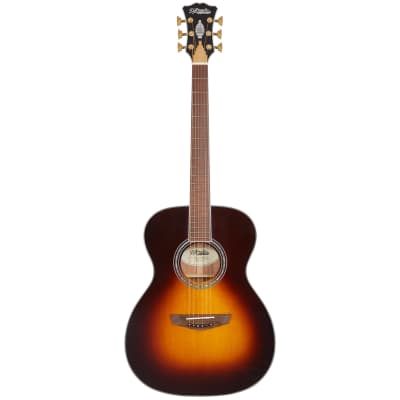 D'Angelico DAEOMXTVSBGP Excel Tammany XT Acoustic Electric Guitar, Vintage Burst image 1