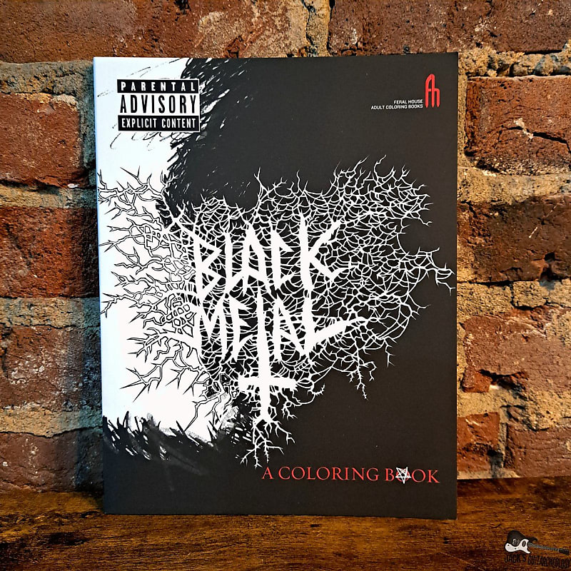 The Black Metal Coloring Book (Feral House Coloring Books for | Reverb