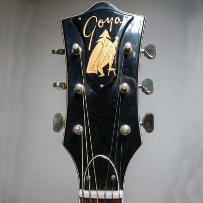 1967 Goya Rangemaster Italian Hollowbody Electric Guitar - Cherry Burst image 7