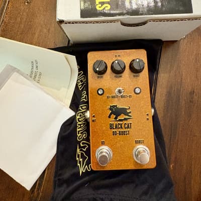 Reverb.com listing, price, conditions, and images for black-cat-pedals-od-boost