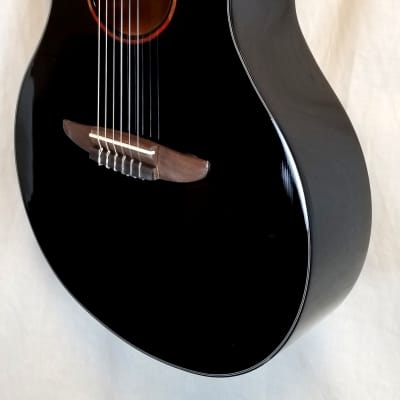 Yamaha NTX1 Acoustic Electric Nylon String Classical Guitar, Black image 2