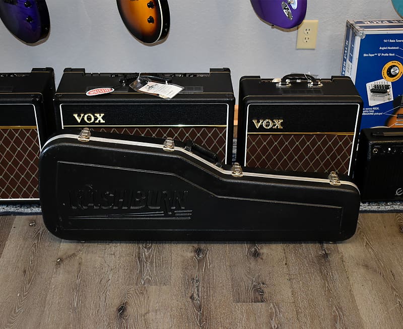 Washburn Molded Electric Guitar Hard Shell Case Black Reverb