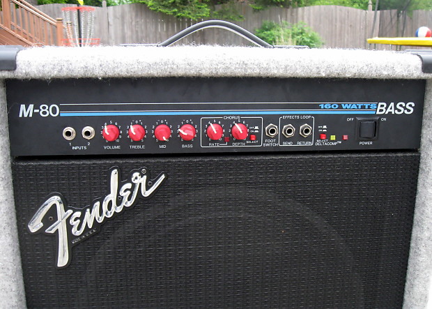 Fender M-80 Bass 160 Watt 1x15