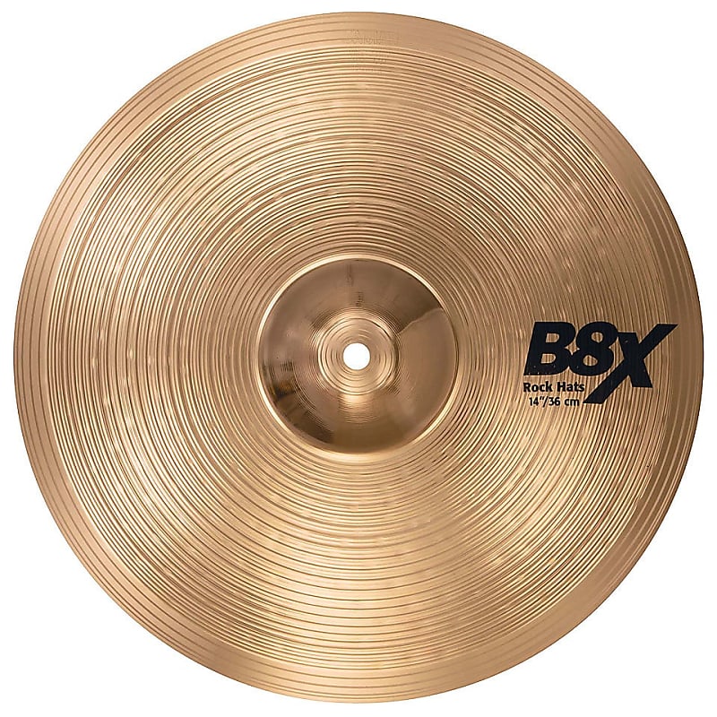 Sabian 14" B8X Rock Hi-Hat Cymbal (Top) image 1