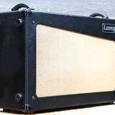 Laney CUB CAB with Warehouse G12C/S 150-Watt 8-Ohm 2x12" Guitar Cabinet w/Cover image 3