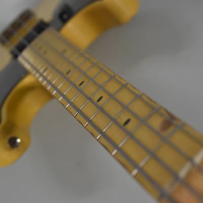 Nash PB-55 Relic Blonde Finish Left-Handed Electric Bass Guitar w/Bag image 14