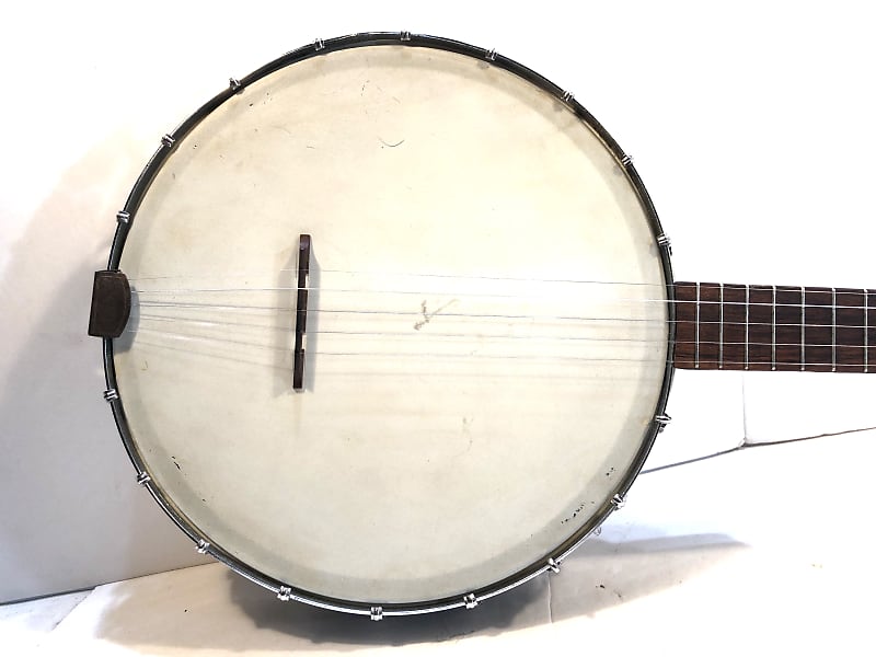Vintage 5 string bluegrass banjo The knock off 1970s Black image 1