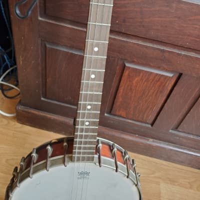 Antique 1923 Vega Style F Tenor Banjo~ 4 String Tone Monster ~ Good+ Condition image 3