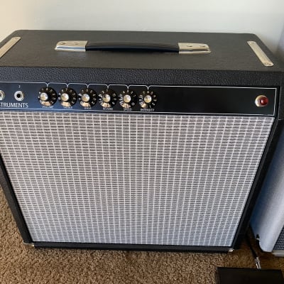 '64 Princeton Reverb 14 Watt 1x10" Hand Wired Tube Amp Guitar Combo Black Face Made in USA image 2