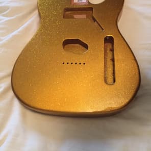Custom Telecaster Body Gold Sparkle Reverb
