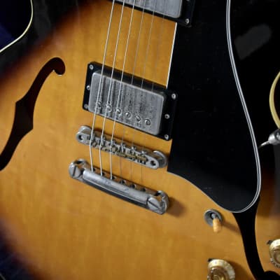 1981 Tokai ES100R Sunburst w/OHSC, Japan, ’59 ES-335, Long Guard, MIJ, Lawsuit, Lacquer image 7