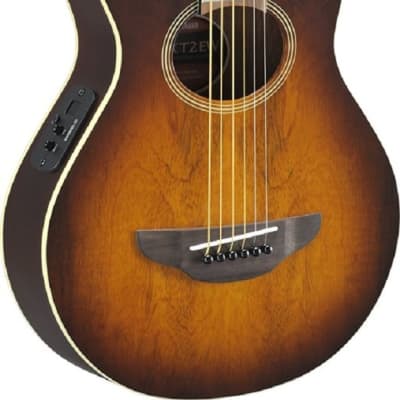 Yamaha APXT2EW 3/4 Size Exotic Wood Acoustic Electric Guitar w/ Gig Bag, Tobacco Sunburst image 1
