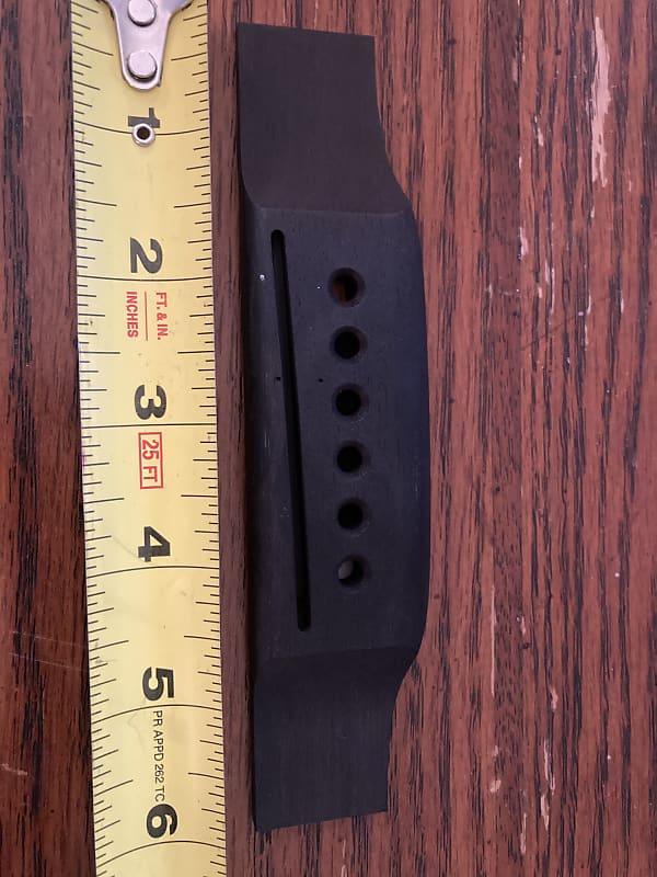 Martin 6 string acoustic guitar bridge Ebony 2020 Reverb