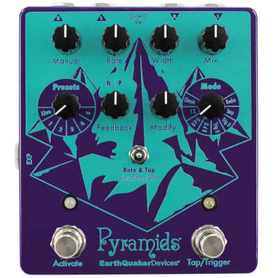 New Earthquaker Devices Pyramids Stereo Flanging Device Guitar Effects Pedal image 1