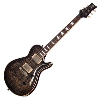 JJ Guitars Electra Custom Ultra - Charcoal Burst - Custom Hand-Made Electric Guitar - Boutique Guitar Showcase! image 5