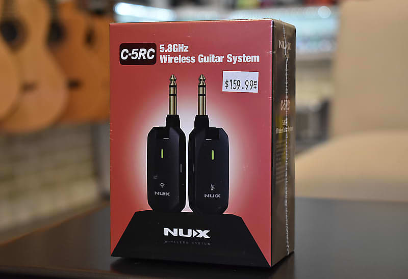 NuX C5RC 5.8GHz Wireless Guitar System Reverb