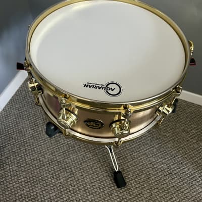 DW Collesctor’s cast bronze snare 14x6” image 4