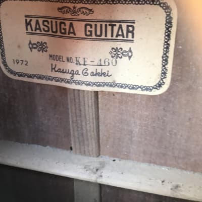 Rare Vintage 1970's Japanese Made Kasuga 12 String Guitar image 5