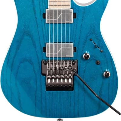 Ibanez RG5120M RG Prestige Series Electric Guitar, Frozen Ocean w/ Hard Case image 2