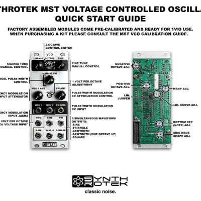 MST VCO - Voltage Controlled Oscillator PCBs and Panel image 4