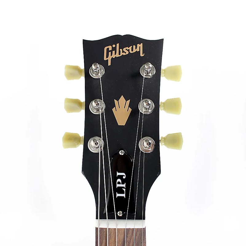 Gibson Lpj レフティ Gibson Les Paul LPJ Left Hand - Rubbed Gold Top dark back