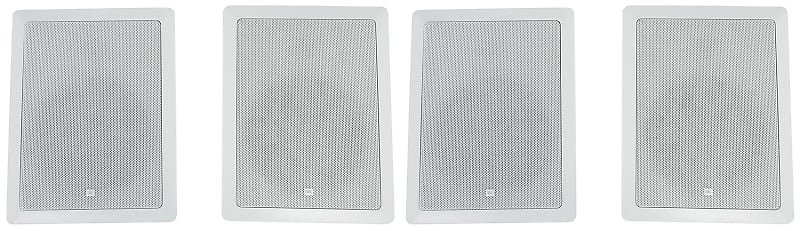 (4) JBL Control 128 W 8&quot; 2-Way In-Wall Speakers For Home/Restaurant/Bar/Cafe  			