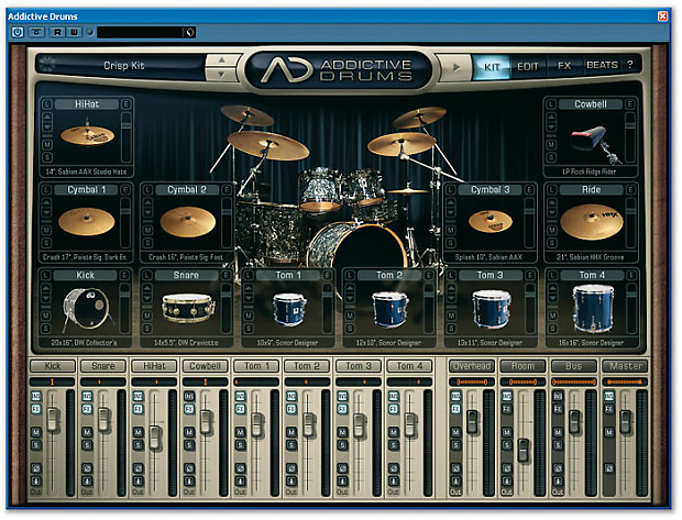 Addictive drums2 top custom xl