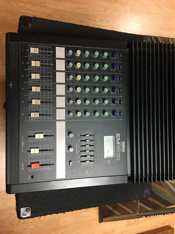 Yamaha EM1600 6 Channel Powered Mixer Built in Reverb 2000 Reverb UK