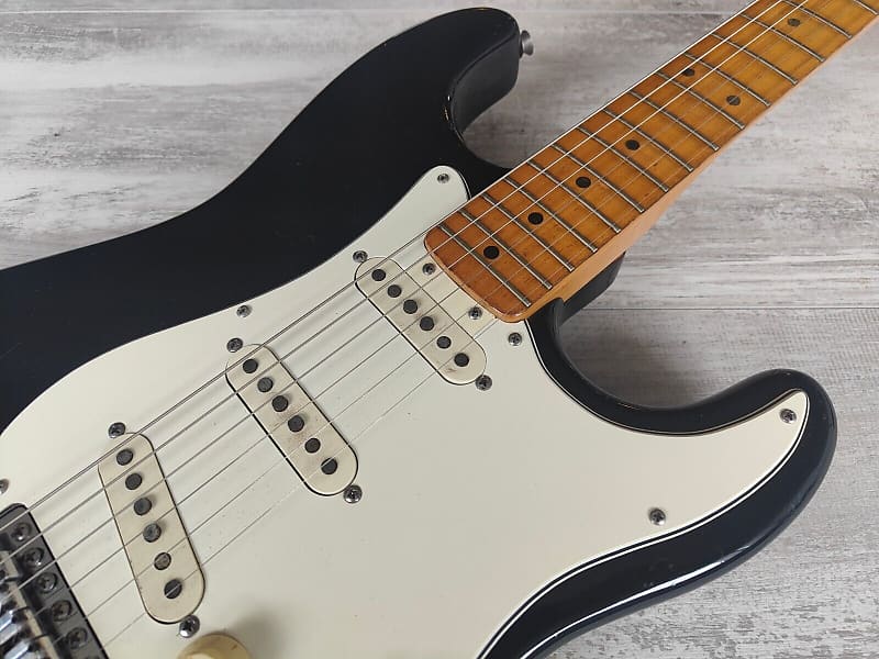 1974 Greco Japan SE-500B Vintage Stratocaster (Black) | Reverb