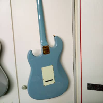 BURNS Marquee Club Series Guitar 1 of 1 Prototype NOS 2000 blue image 4