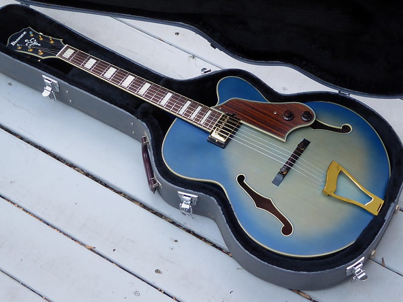 ギター Ibanez AFJ91-JLF-12-02 Ibanez AFJ91 - Jet Blue Burst | Sweetwater