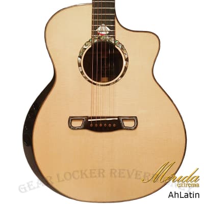 Merida Extrema AhLatin Solid Sitka Spruce & Cocobolo grand auditorium acoustic electronic guitar image 1