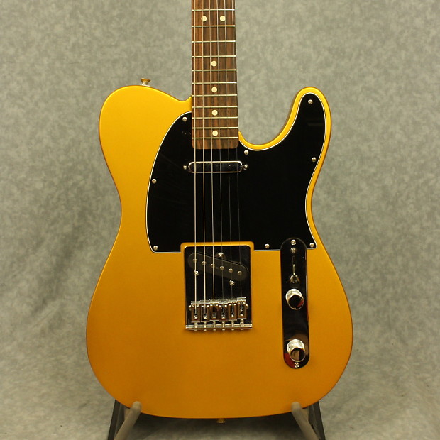 Fender Standard Telecaster Satin Electric Guitar in Gold