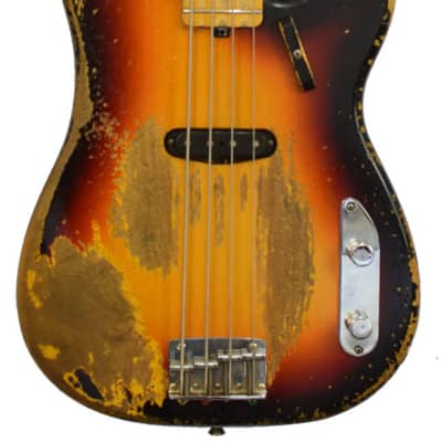Shabat Panther STP Bass 3-Tone Sunburst MN image 2