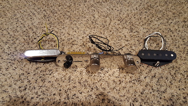 Fender Squier Classic Vibe 50's Telecaster Pickups, Wiring Harness and Control Plate image 1