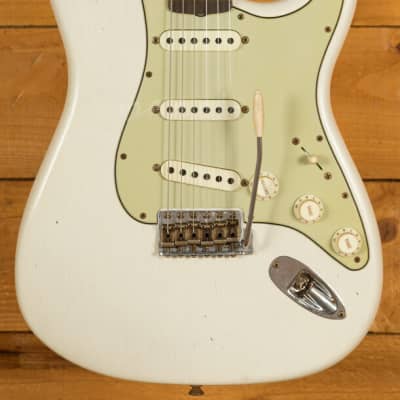 Fender Custom Shop LTD 62/63 Strat Journeyman Relic Aged Olympic White image 1