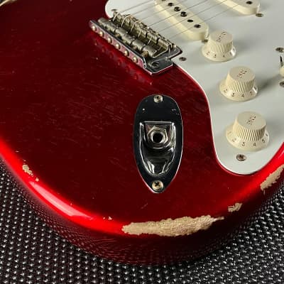 Fender Custom Shop '58 Stratocaster, Relic- Faded Aged Candy Apple Red (7lbs 9oz) image 5