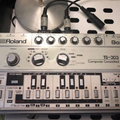 Roland TB-303 Bassline Synthesizer Module 1981 - 1984 - Silver