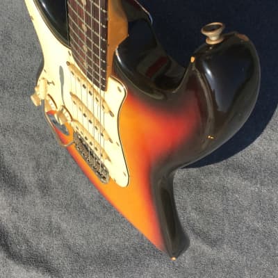 Fender Stratocaster Lefty 1965 Sunburst All original Rare ! image 7