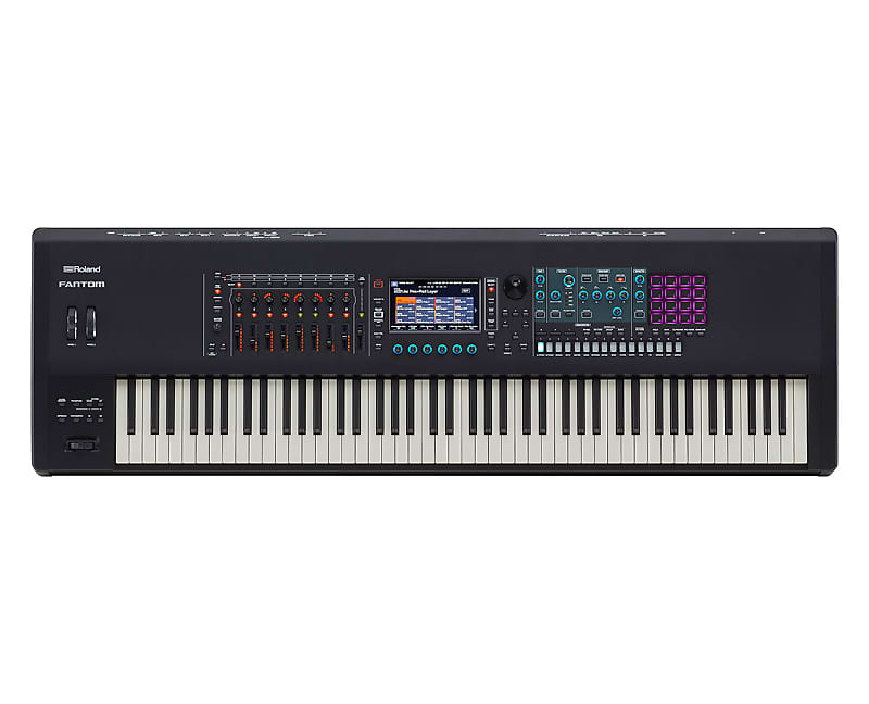 Roland Fantom 8 88-Key Music Workstation Keyboard - Used image 1