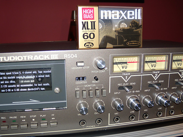 Aria StudioTrack IIII 4-track cassette multi-track recorder rackmount