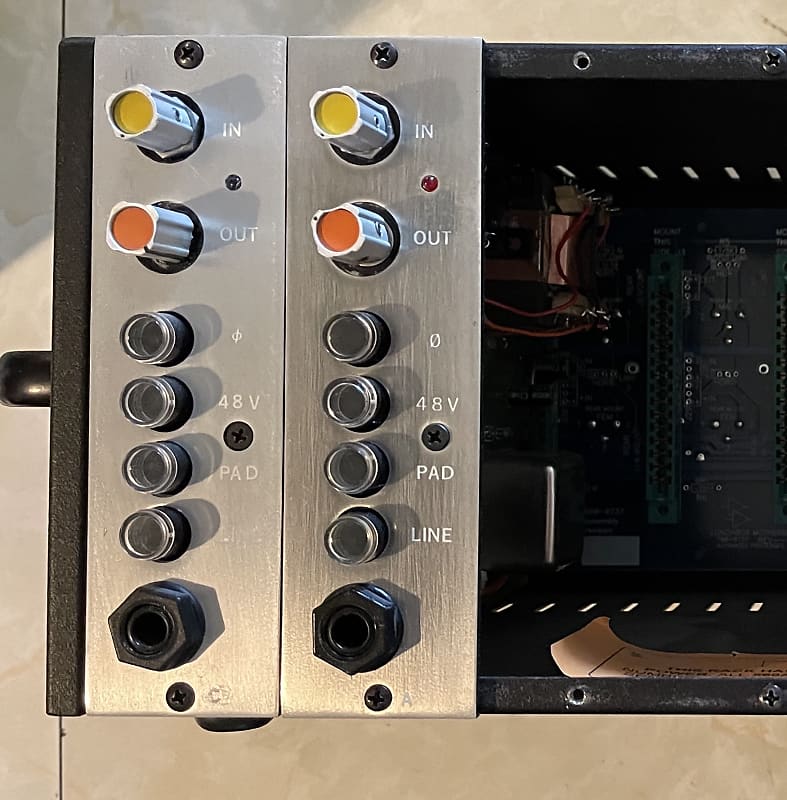 API 6B Lunchbox with 2x 312 Preamp Clones. Reverb