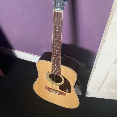 Epiphone DR 212 12 String Acoustic Guitar Natural Reverb UK