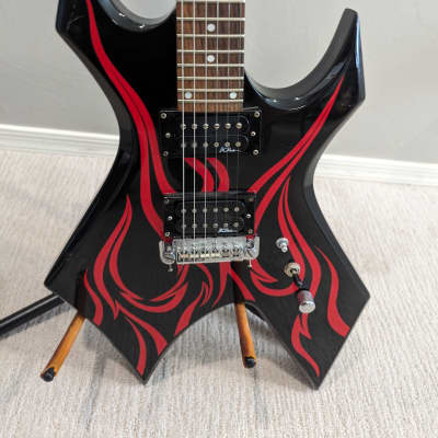 B.C. Rich KKW30-GFS Kerry King Signature Warlock 2010s - Ghost Flame Satin for sale