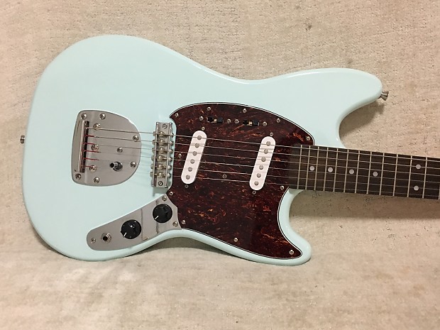 Jay Turser MG 2 Mustang Vintage Series 2000 s Sonic Blue Reverb Belgium