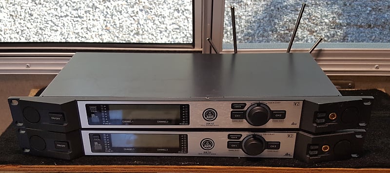 2 AKG DMS 700 V2 Dual-Channel Receivers & 4 AKG DPT 700 V2 | Reverb