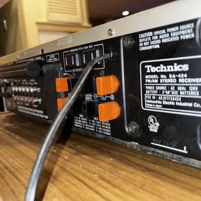Technics SA-424  FM/AM Stereo Receiver image 6
