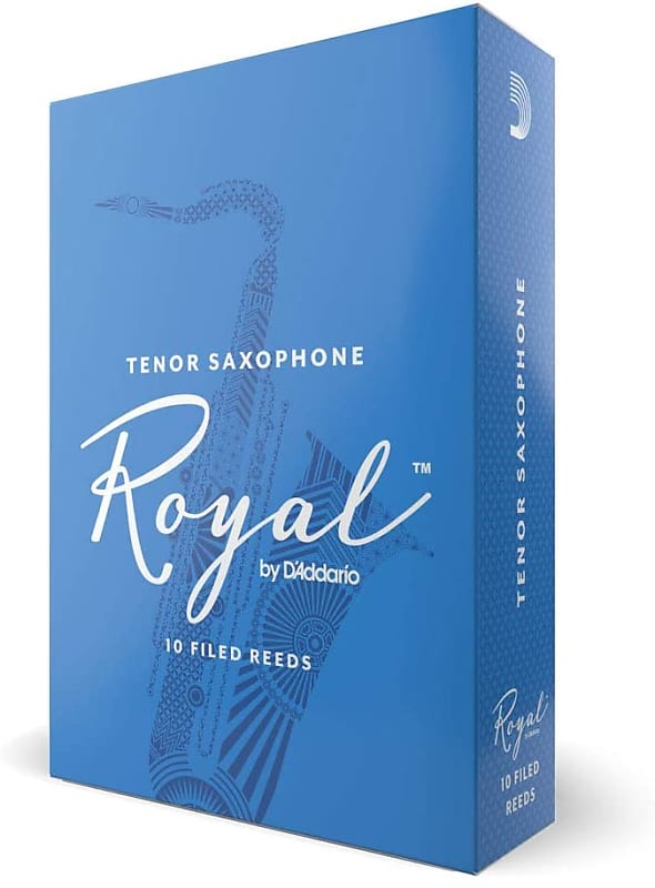 Rico Tenor Saxophone Reeds, Strength 5.0, 10-pack image 1