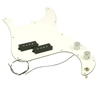 Custom Pickguard Prewired With Kent Armstrong Hot Twins Pickup For Fender Precision Bass for sale